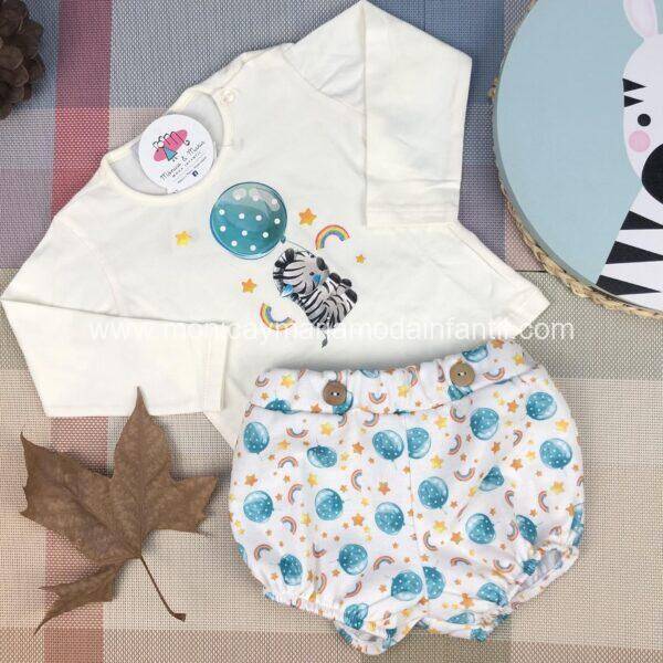 Conjunto Cebra Globo niño