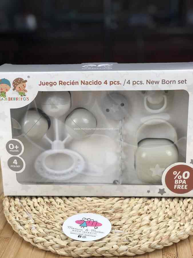 Comprar Ropa Infantil Juego recien nacido 4 pcs gris