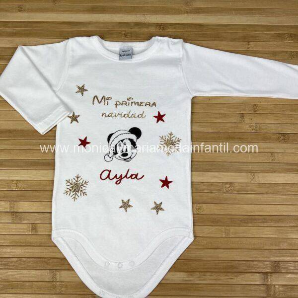body personalizado minnie, mickey o reno