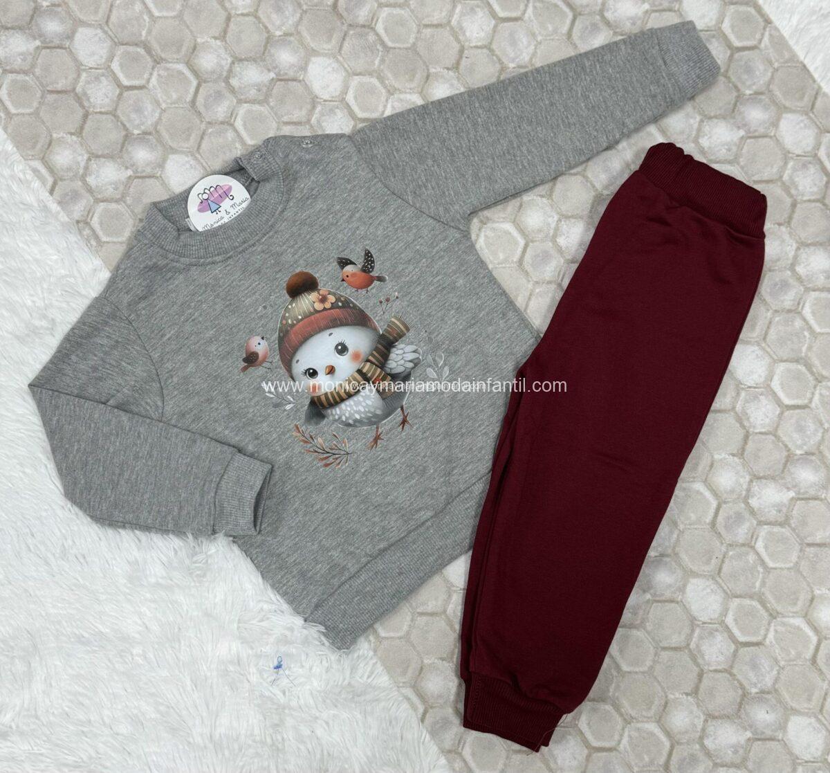 Conjunto Pinguino Pajaros