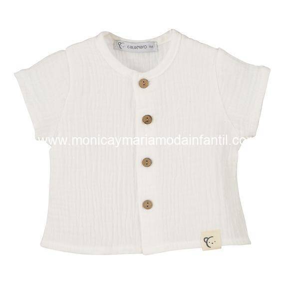 Camisa M/C Bambula Blanca