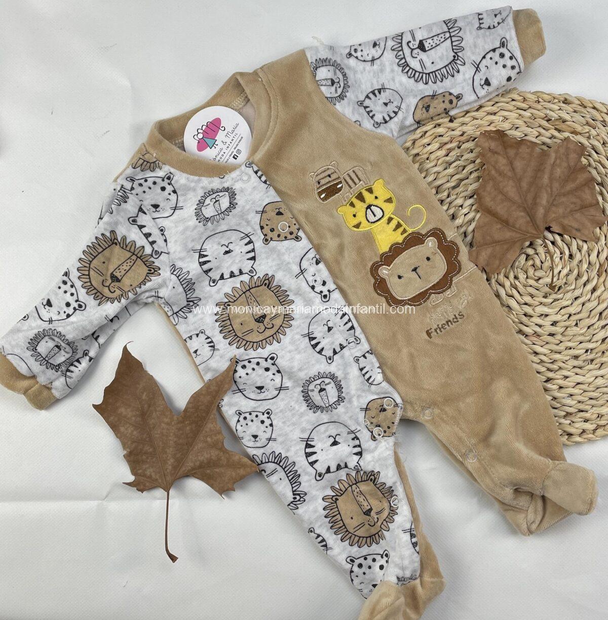 Pijama Cebra  Tigre Y Leon