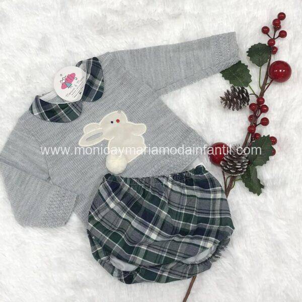 Conjunto Conejito Cuadros