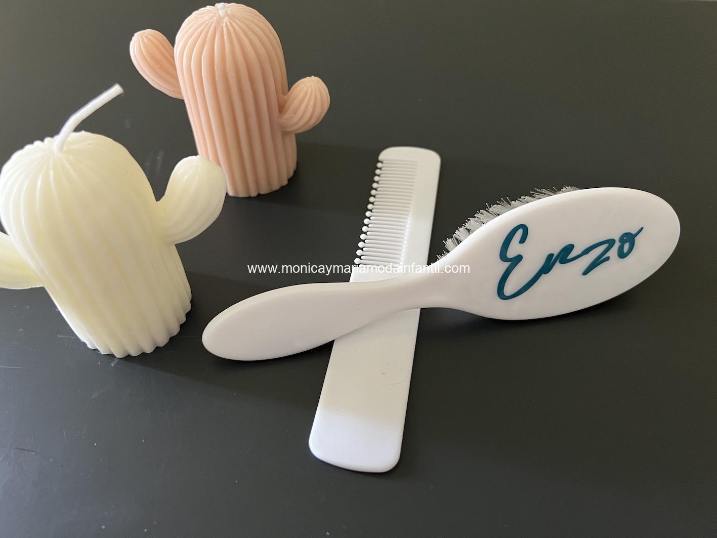 Comprar Ropa Infantil set cepillo y peine blanco