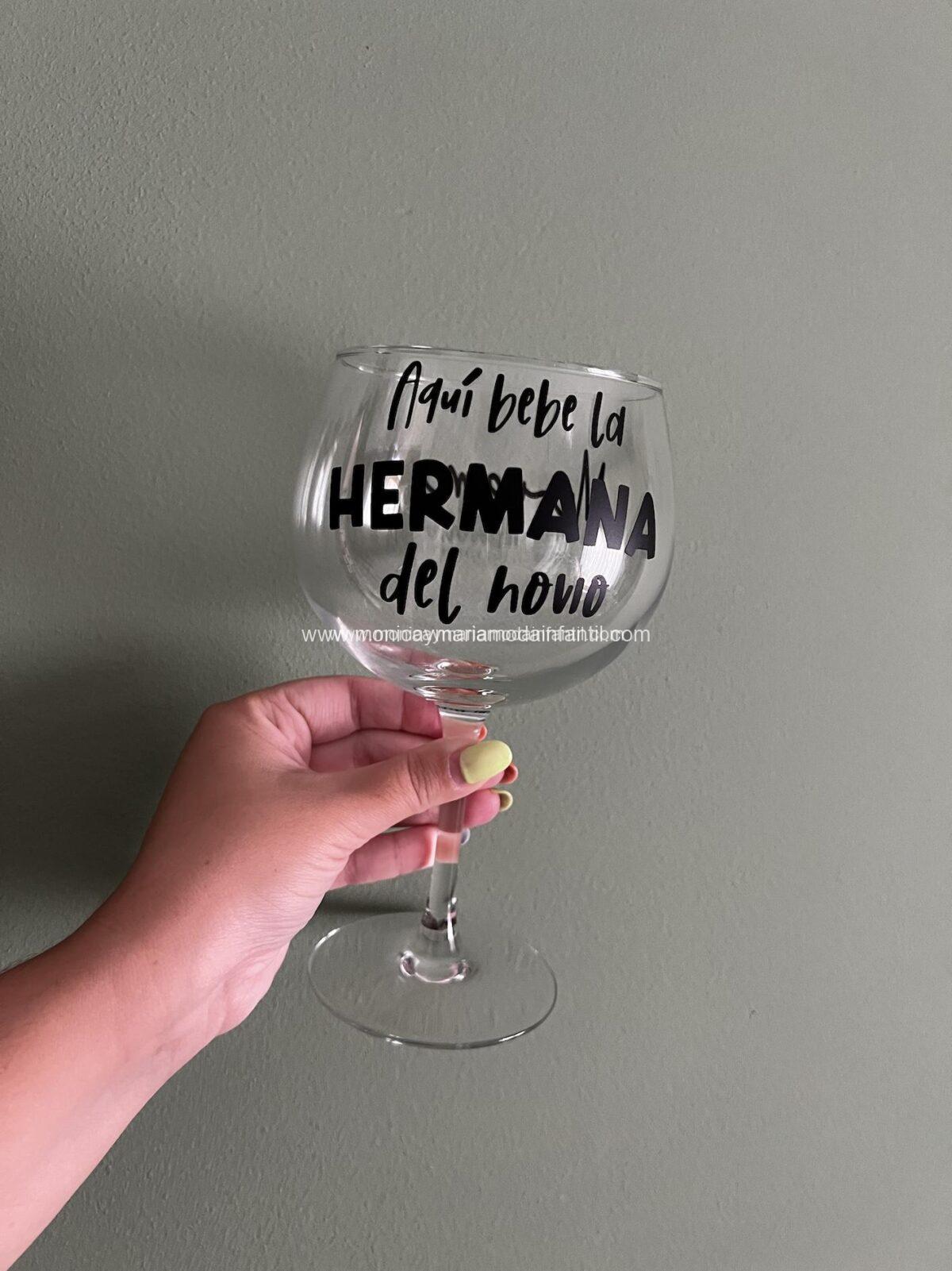 Copas personalizadas hermanos