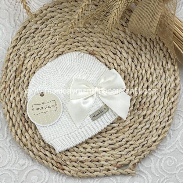 Gorrito Lazo Beige