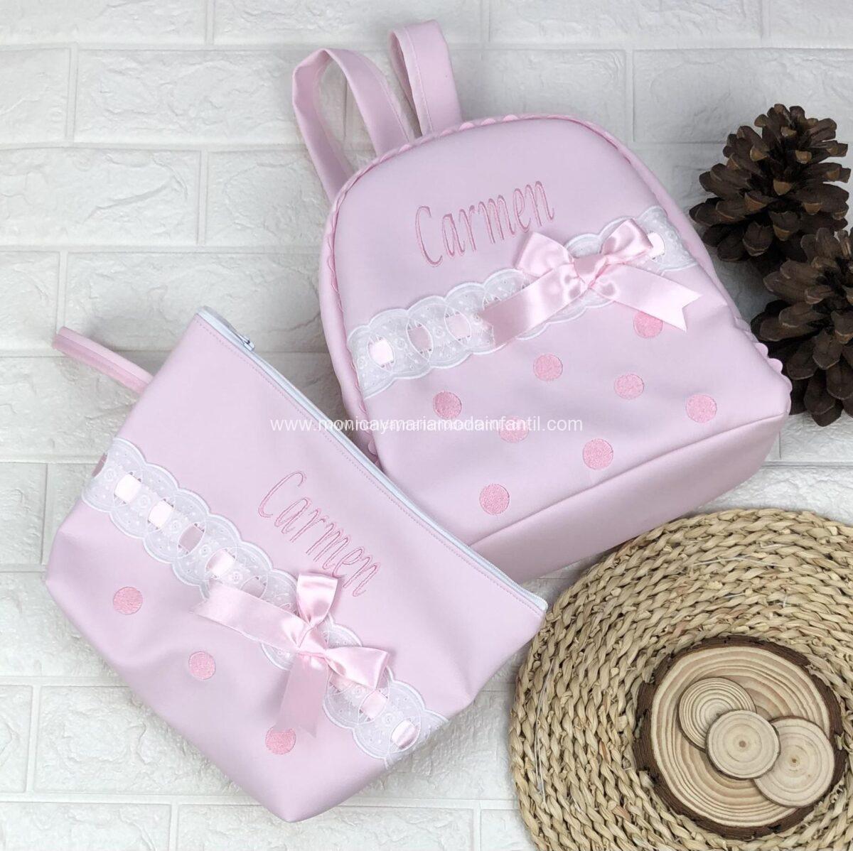 Juego Neceser + Mochila Carmen