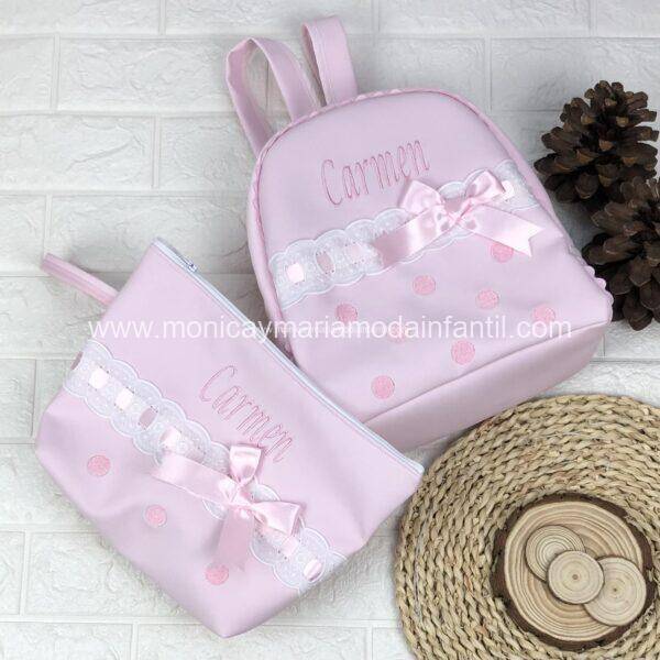 Juego Neceser + Mochila Carmen