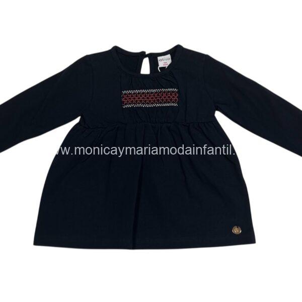 Camiseta Punto Ingles azul Marino