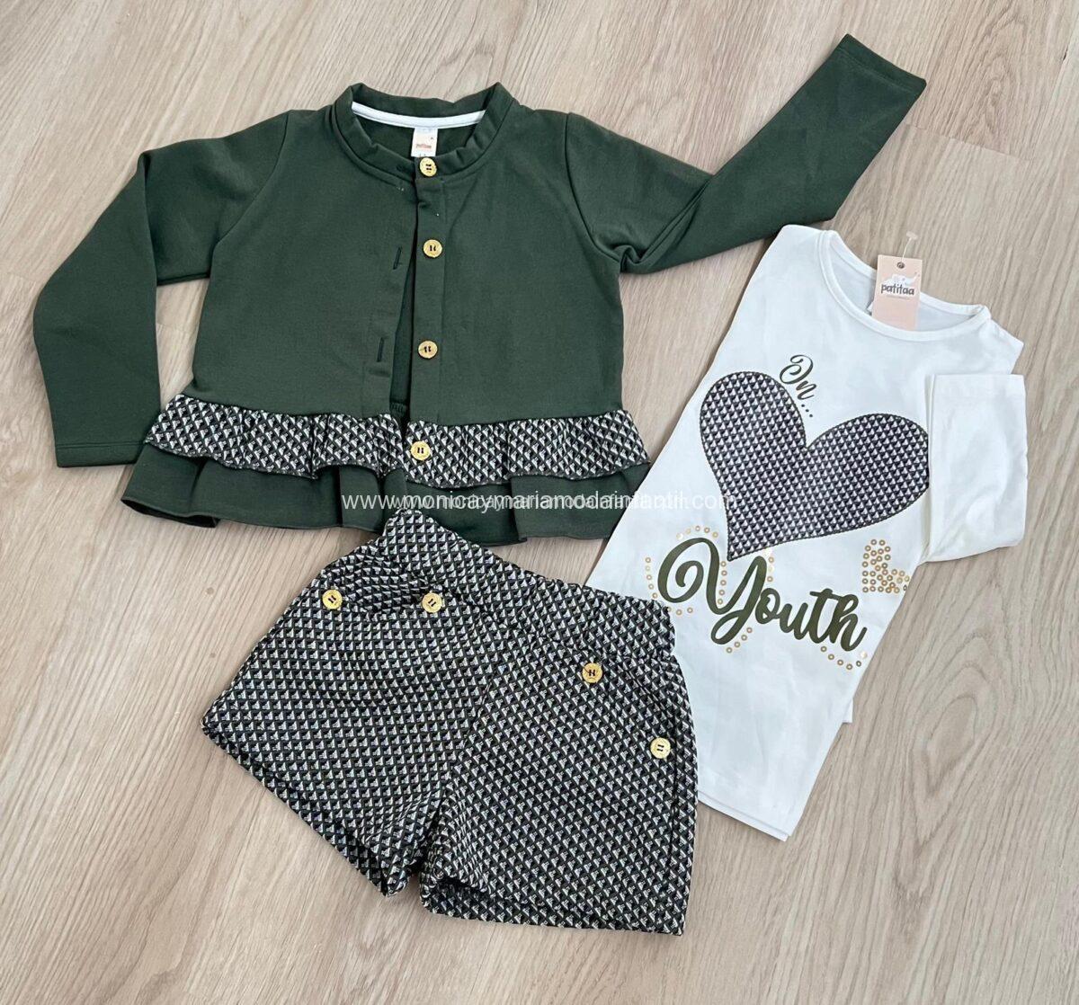 Conjunto 3 Piezas Corazon