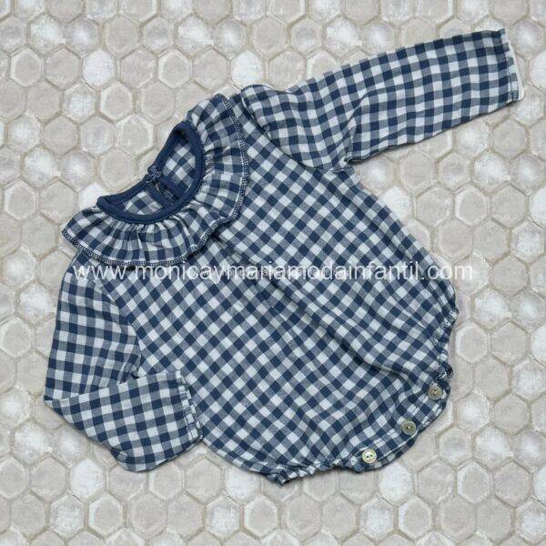 Pelele Cuadros Azulon