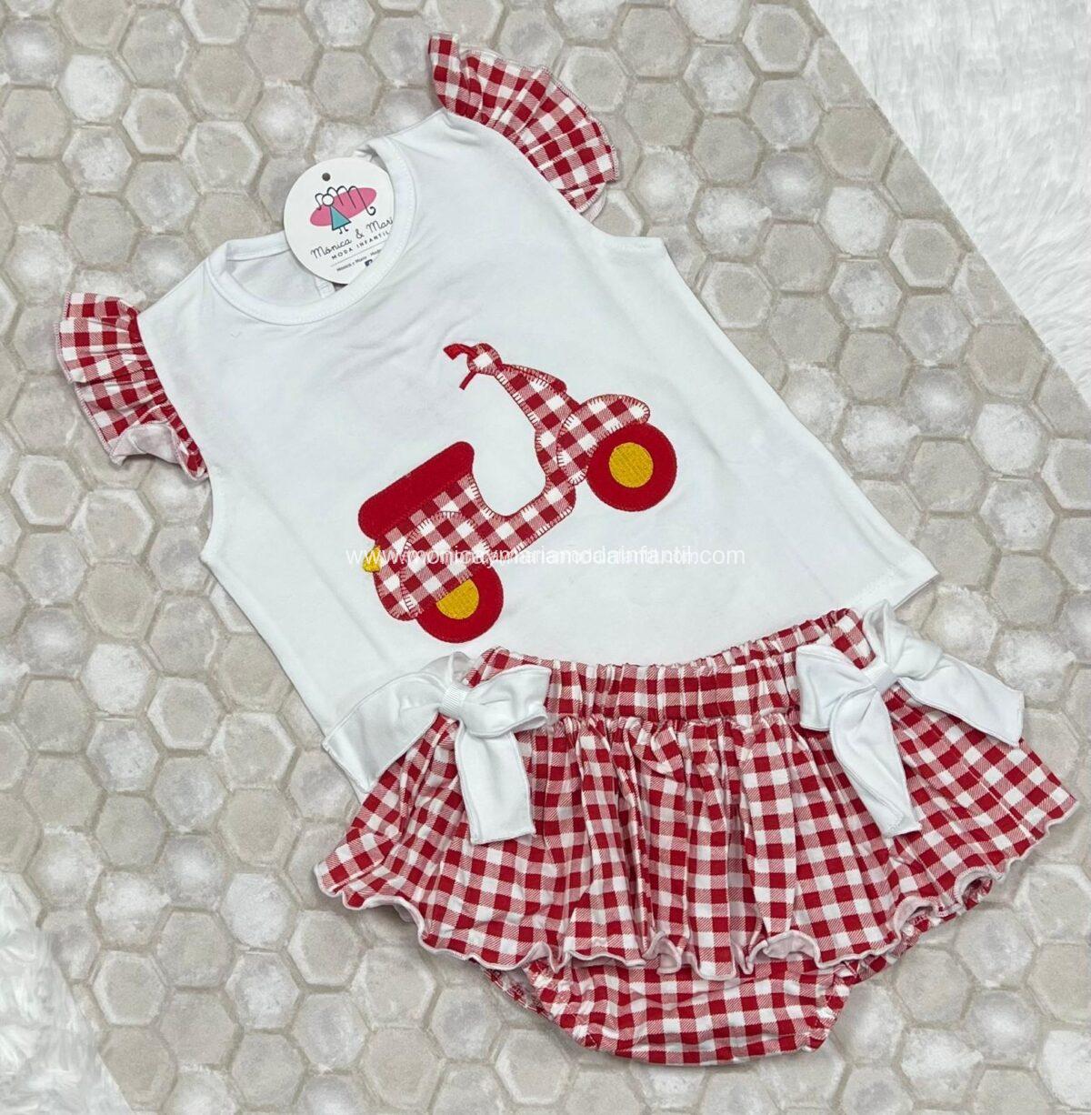 Conjunto BBO Vespa Vichy - Imagen 2