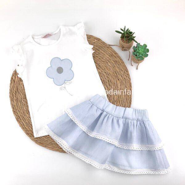 Conjunto Flor Celeste