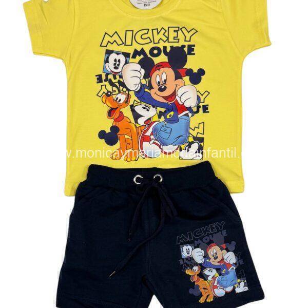 Conjunto Mickey Mouse Amarillo