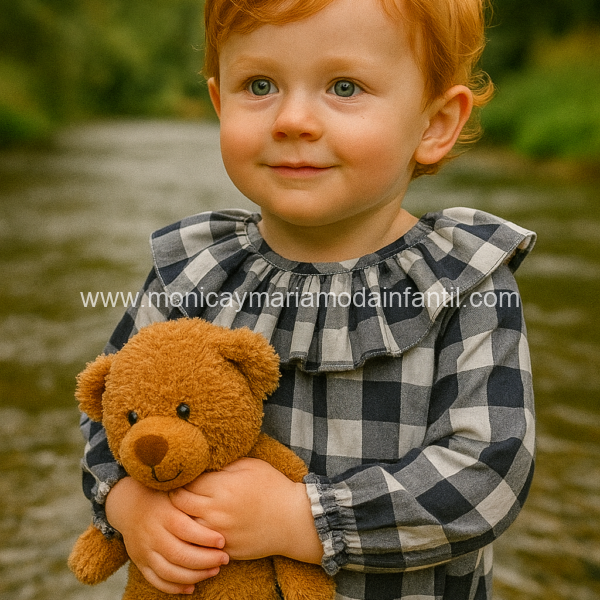 Pelele Cuadros Marino