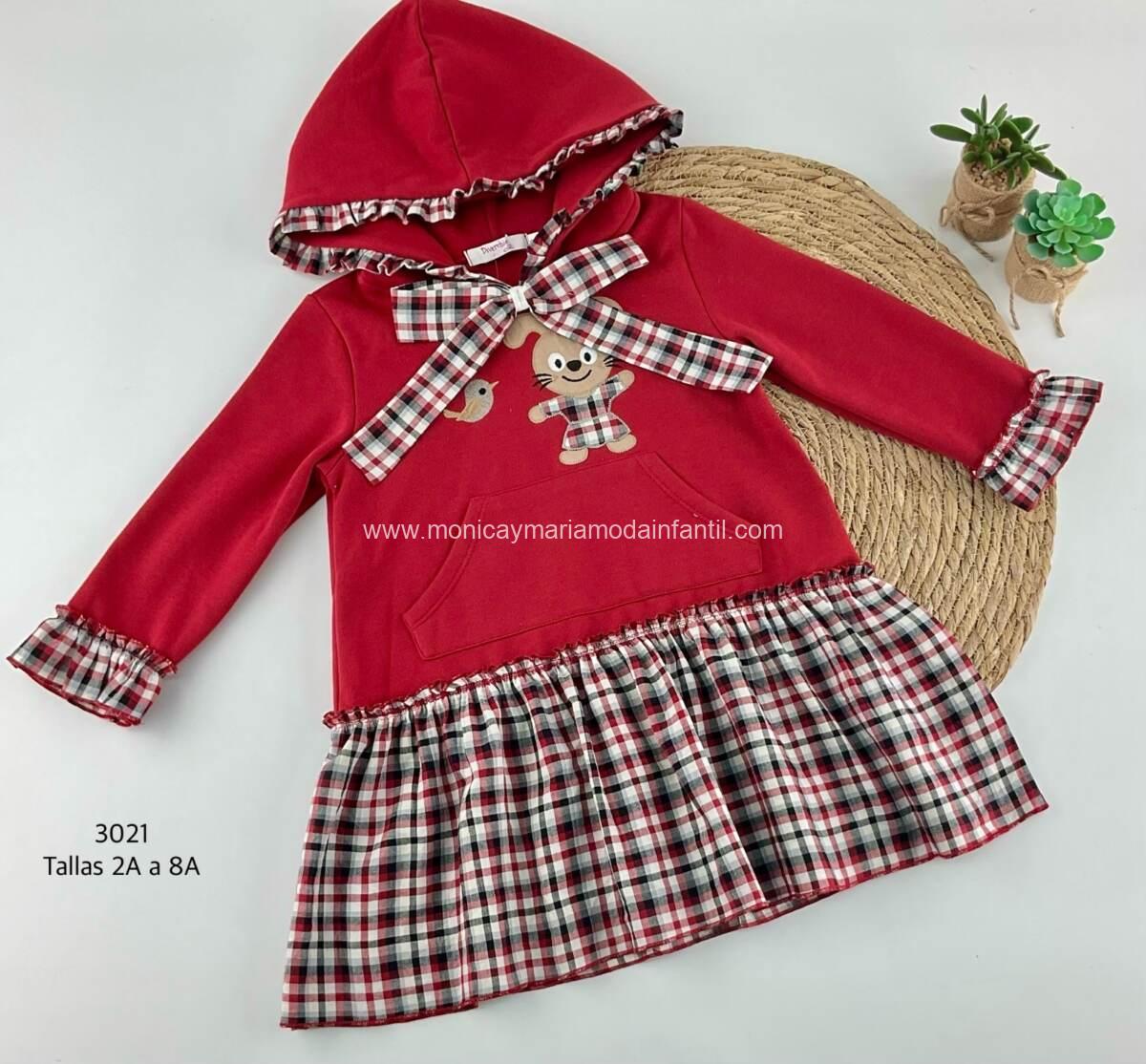 Vestido Gatito Pajarito - Imagen 2