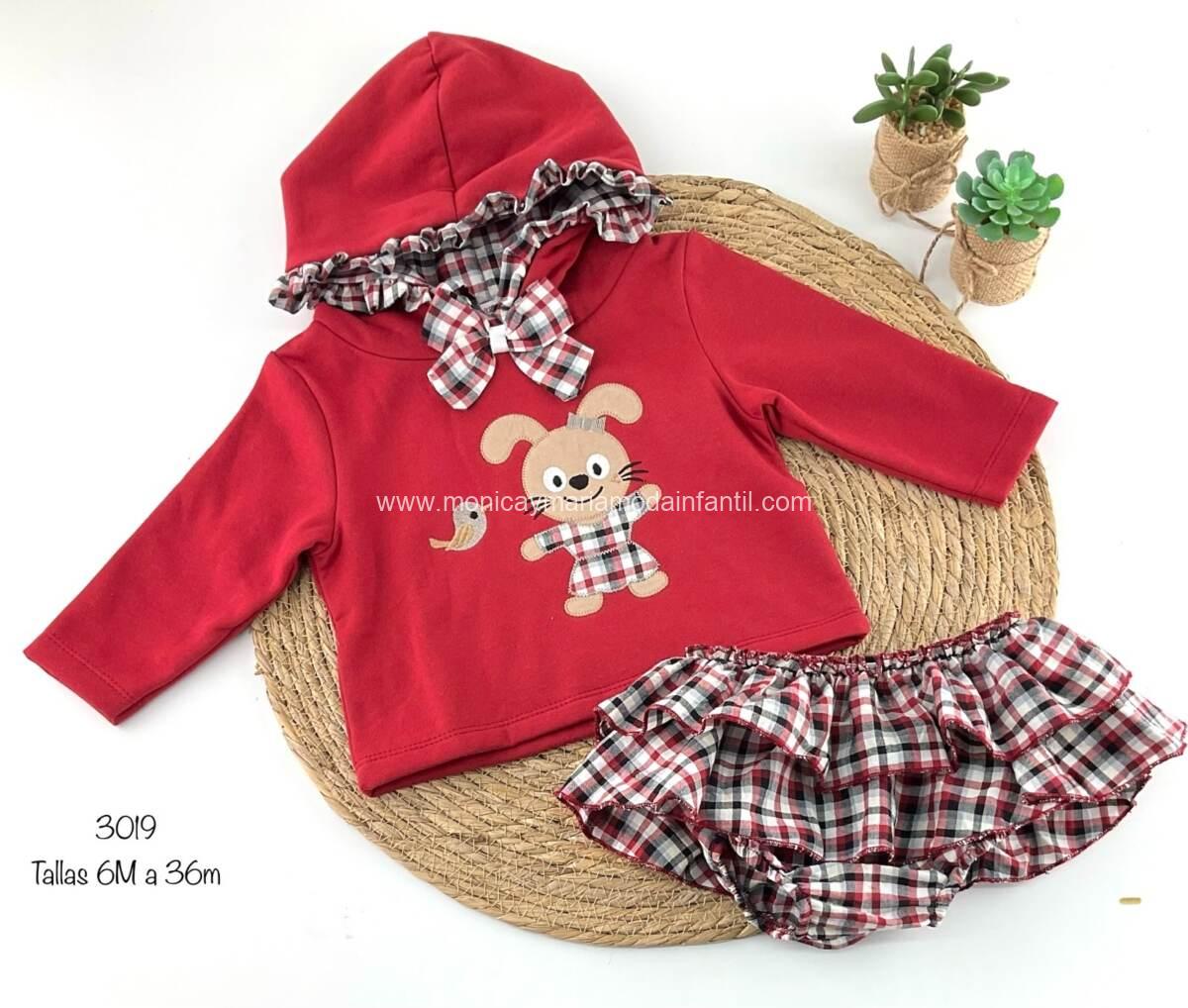 Conjunto Gatito Pajarito Niña - Imagen 3
