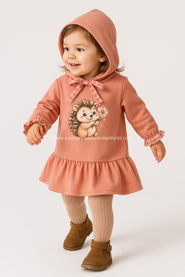 Comprar Ropa Infantil Vestido Erizo Flores