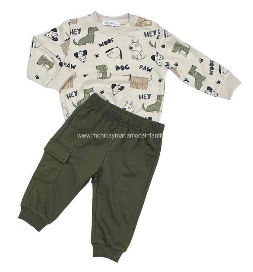 Comprar Ropa Infantil Chandal Perritos Colores