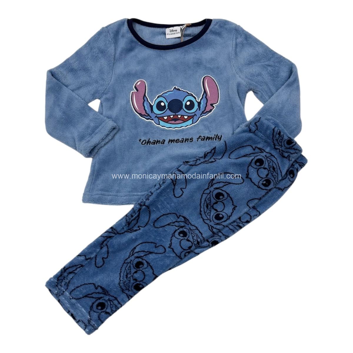 Comprar Ropa Infantil Pijama Terciopelo Stitch