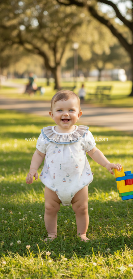 Comprar Ropa Infantil Pelele Calamaro Barquitos