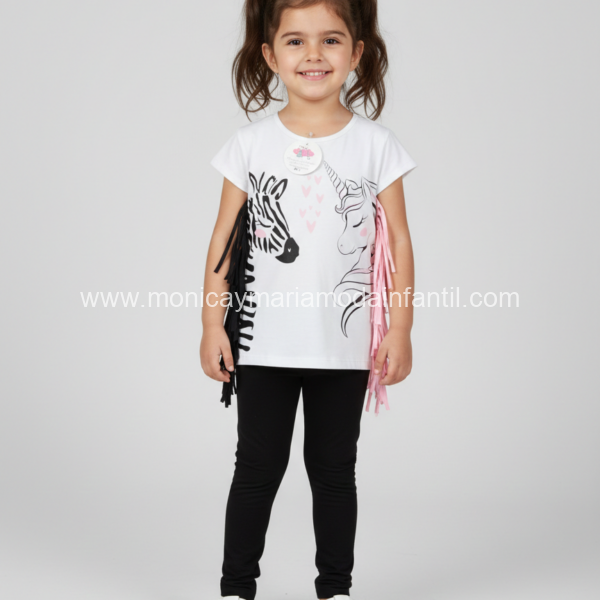 Conjunto Leggin Cebra Unicornio