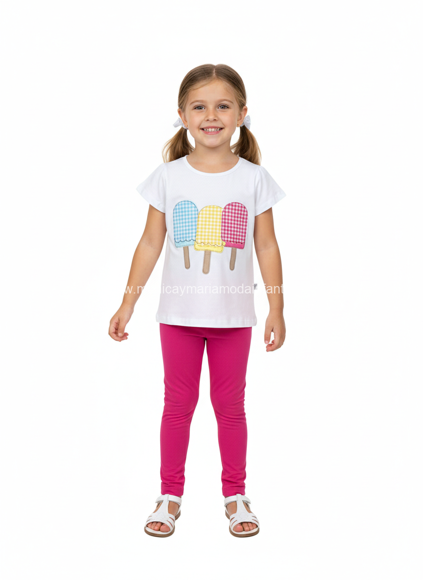 Comprar Ropa Infantil Conjunto Leggin Helados