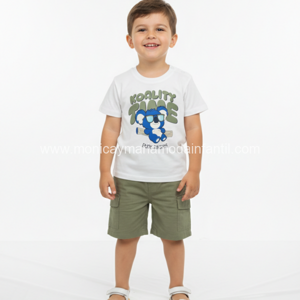 Conjunto Koala blanco