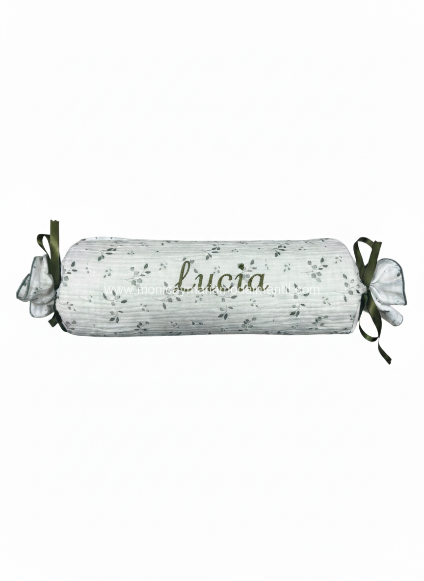 Comprar Ropa Infantil Cojín antivuelco floral verde