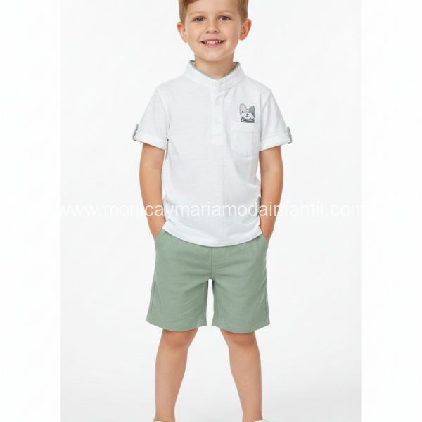 Conjunto Perrito Blanco