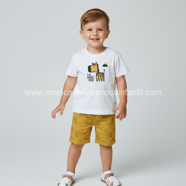 Conjunto Cebra Mostaza