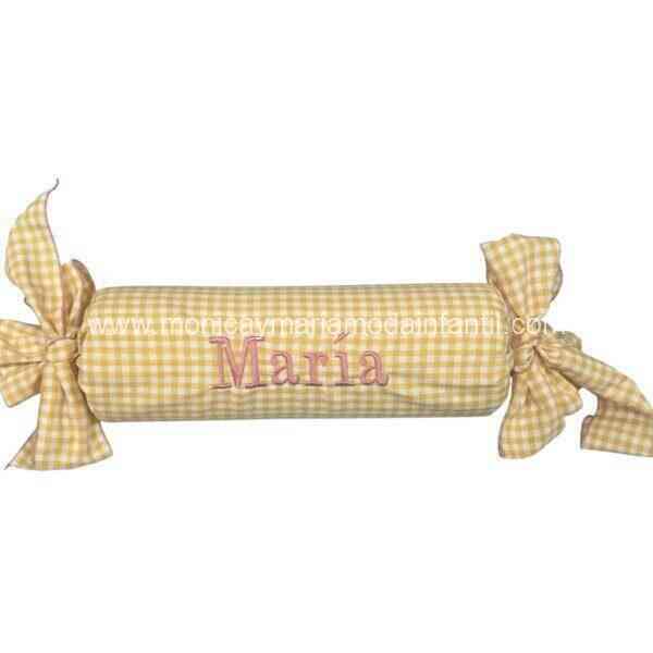 Cojín antivuelco Vichy Amarillo