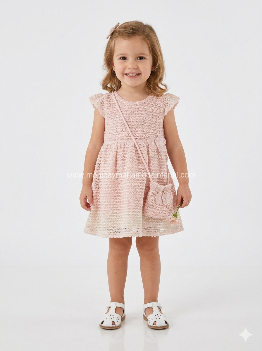 Comprar Ropa Infantil Vestido Rosmari Rosa