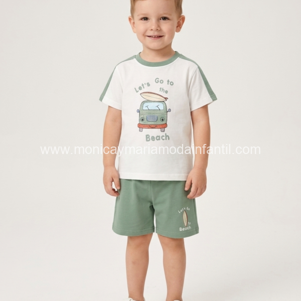 Conjunto Coche Verde