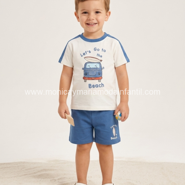 Conjunto Coche Azul