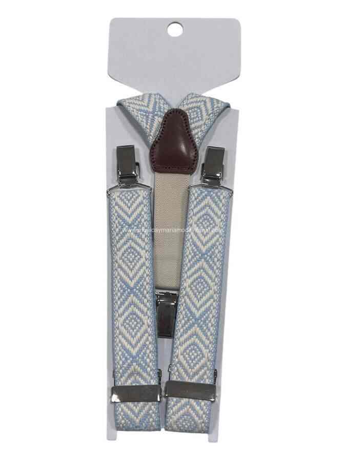 Comprar Ropa Infantil Tirantes Tricolor Celeste