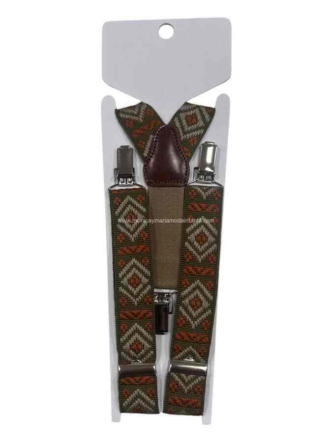 Comprar Ropa Infantil Tirantes Tricolor Camel