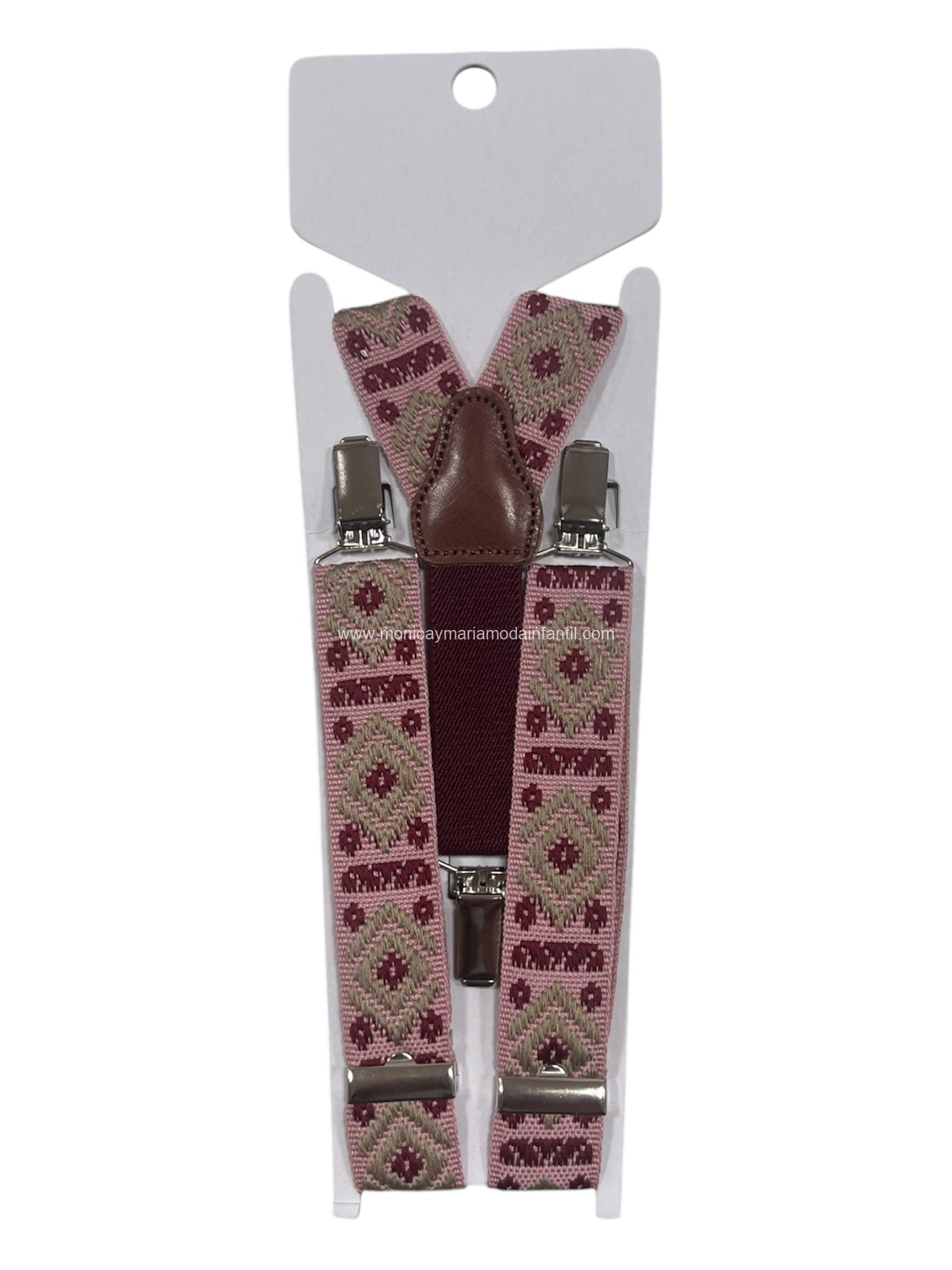 Comprar Ropa Infantil Tirantes Tricolor Rosa